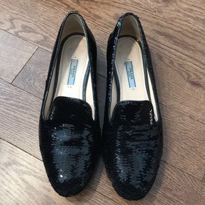 Black Prada Sequin Loafer